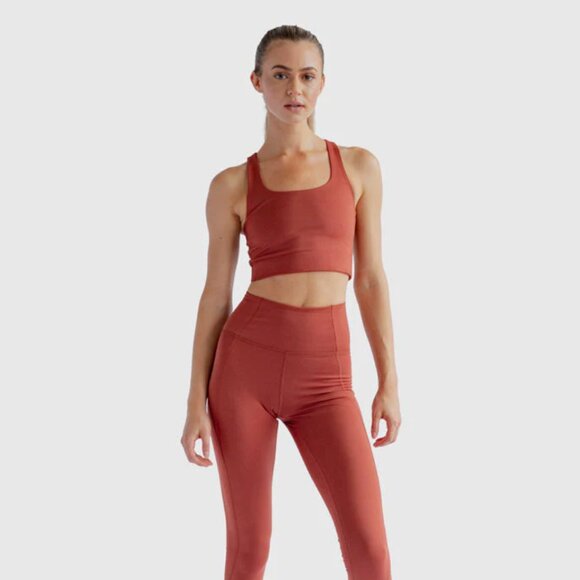 Girlfriend Collective Moon Paloma Racerback Bra Sedona - Picture 1 of 5